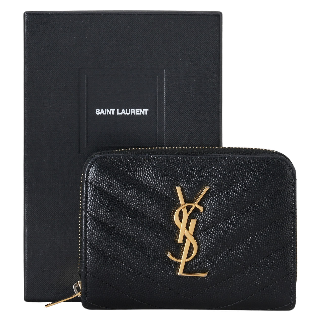 YVES SAINT LAURENT(USED)생로랑 403723 모노그램 컴팩트 반지갑